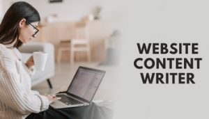 website content writer
